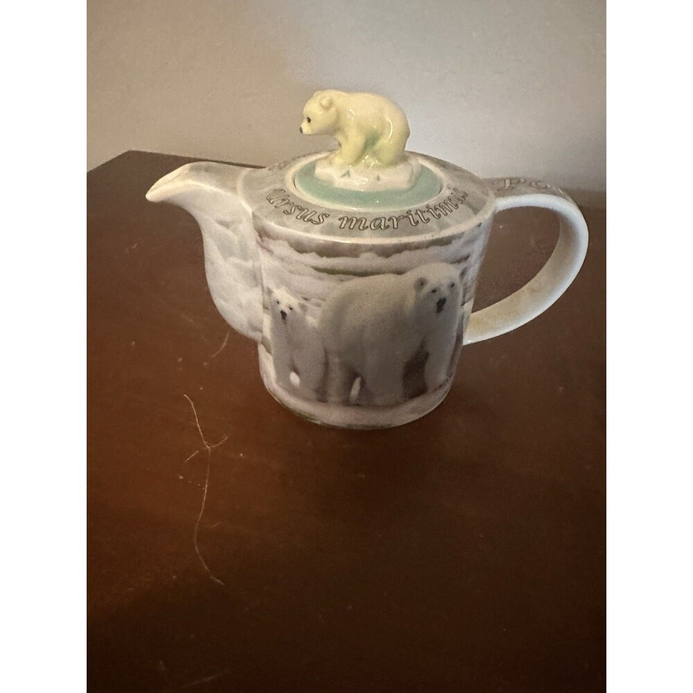 VTG Artic Cafe Paul Cardew Teapot Polar Bear Cub 18 oz
